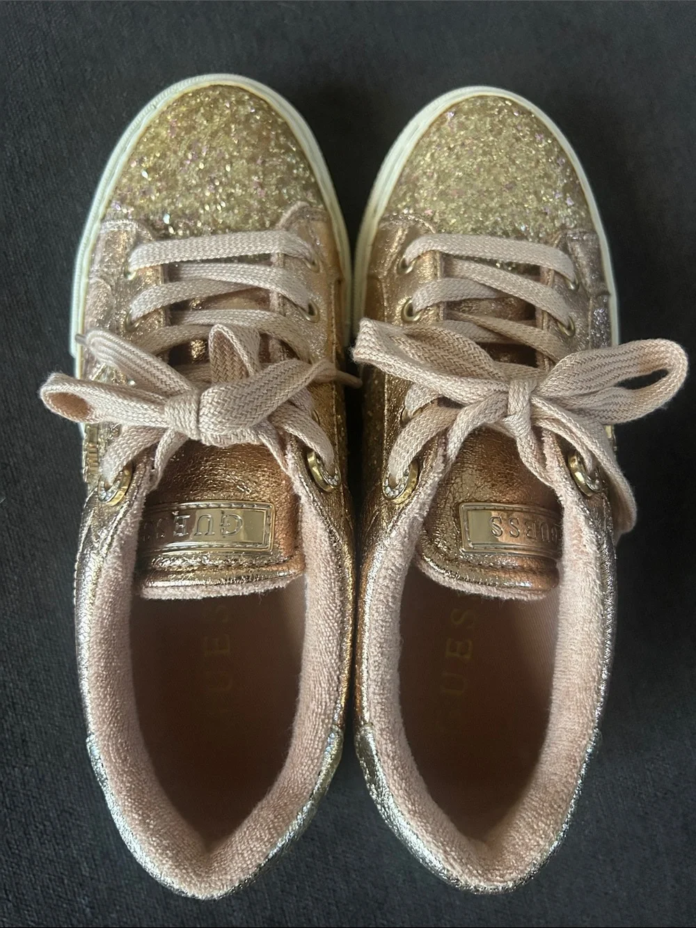 Guess sparkling gold